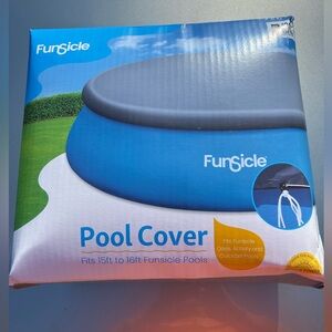 NWT. Round swimming pool cover for 15-16 ft pools.  NIB. Never opened.